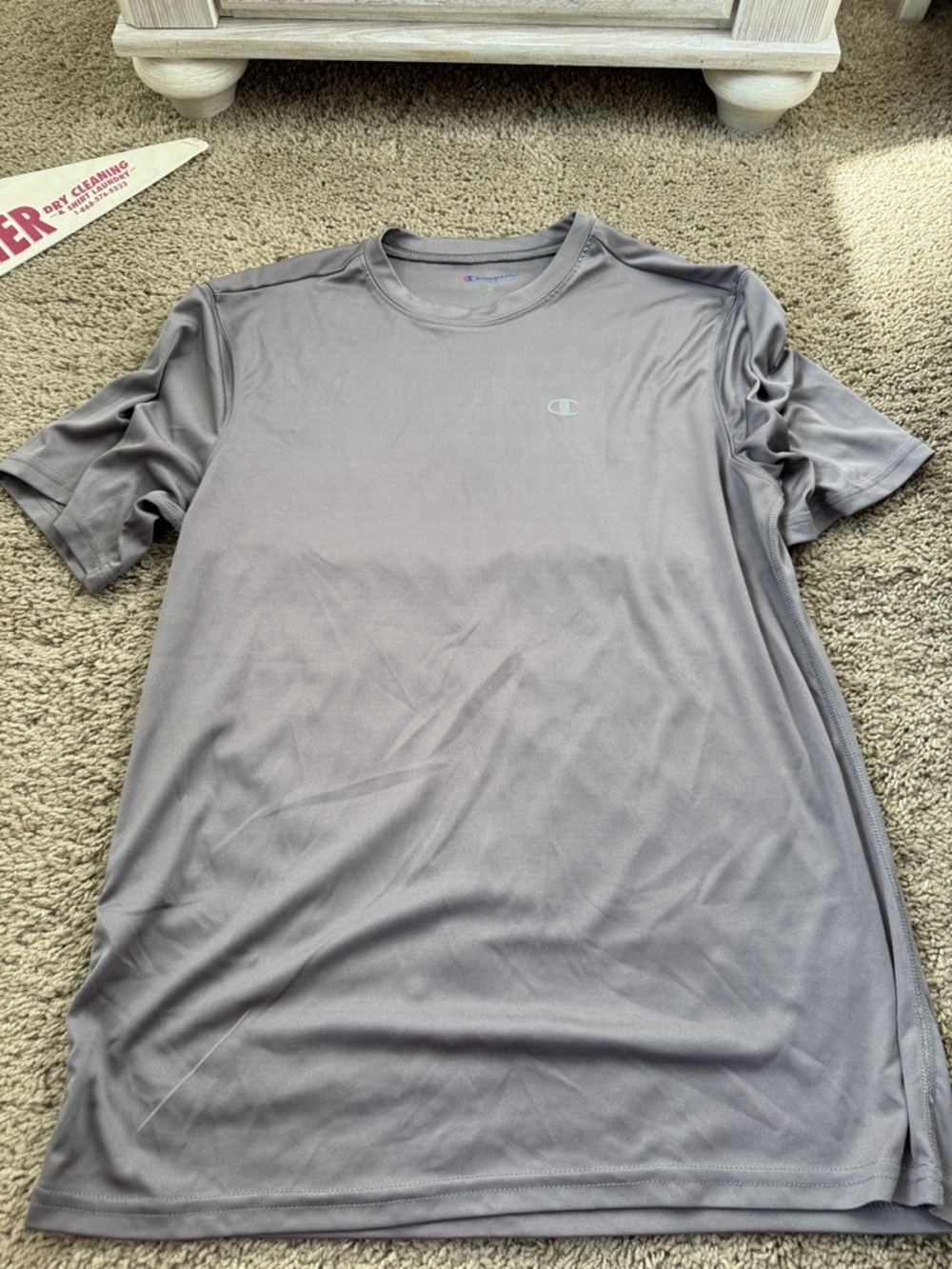 Champion Gray Short-Sleeve Performance Tee